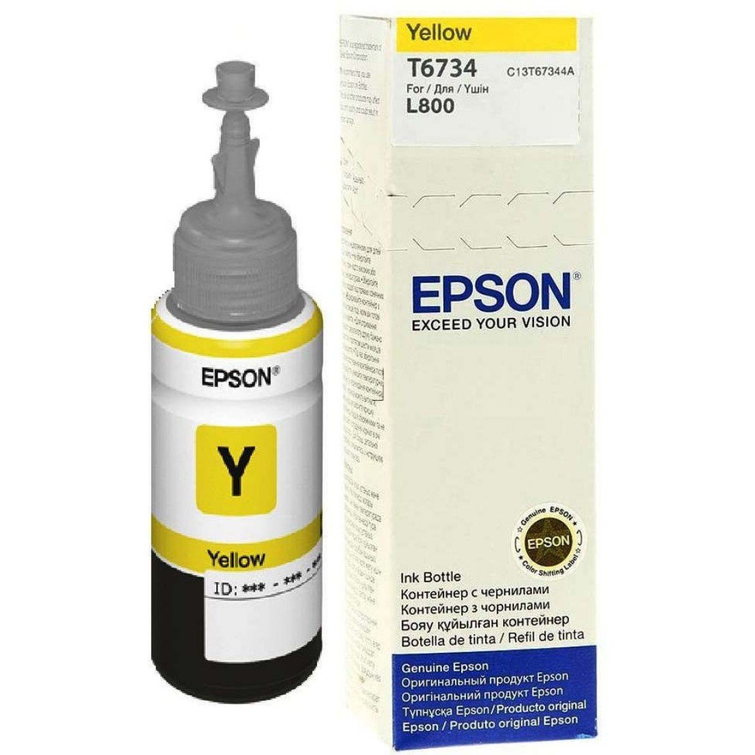 INK EPSON T6734 YELLOW C13T67344A L805/810/850/180