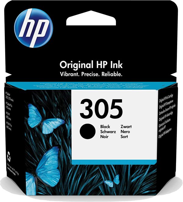 INK HP 305 BLACK ORIGINAL CARTRIDGE 3YM61AE