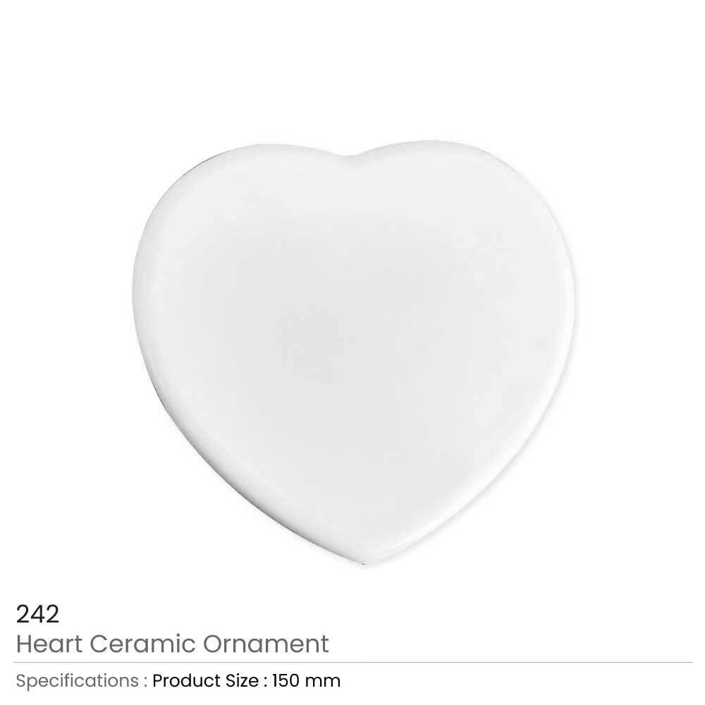 Heart Shaped Decorative Ceramics - Image 4