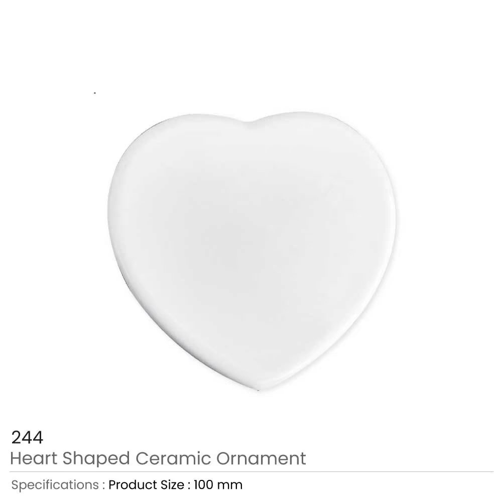 Heart Shaped Decorative Ceramics - Image 3
