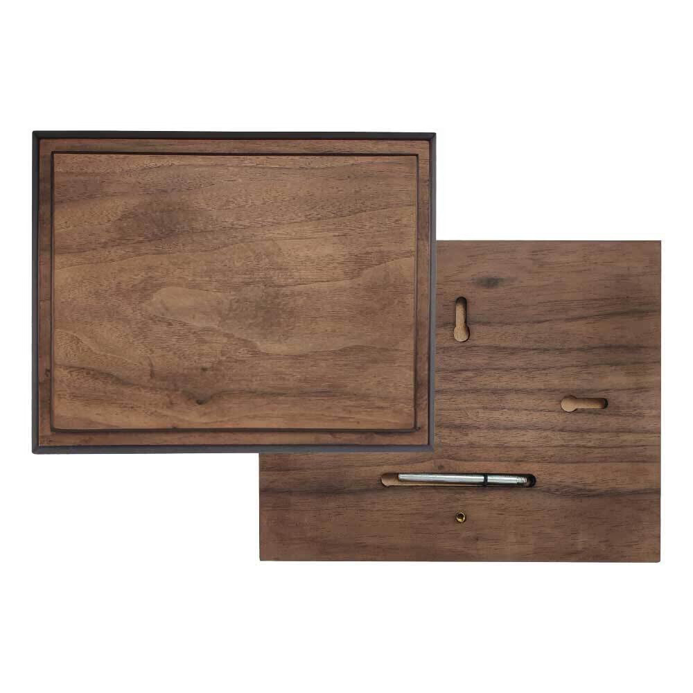 Horizontal Wooden Plaque with Box - Image 3