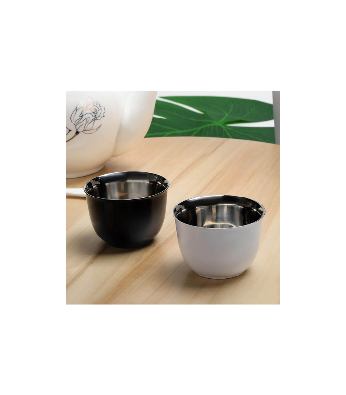 KHAWA - Hans Larsen Gift Set of 2 Premium Arabian Coffee Cups - Black - Image 5