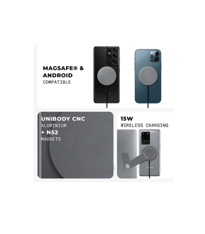 RADLIN - @memorii Set of Laptop Stand, Magnetic Phone Mount and Wireless Charger - Image 2