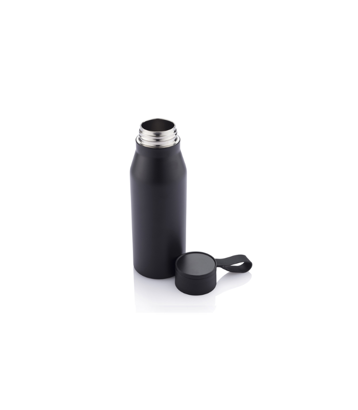R-NEBRA - CHANGE Collection Recycled Stainless Steel Vacuum Bottle - Black - Image 7