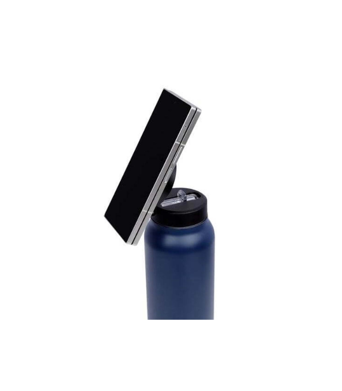 FERRO - Giftology Magnetic Phone Holder Water Bottle 760ml - Navy Blue - Image 4