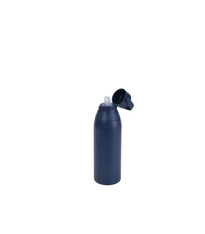 EVORA - Hans Larsen Double Wall Stainless Steel Vacuum Bottle - 750ml - Navy - Image 5