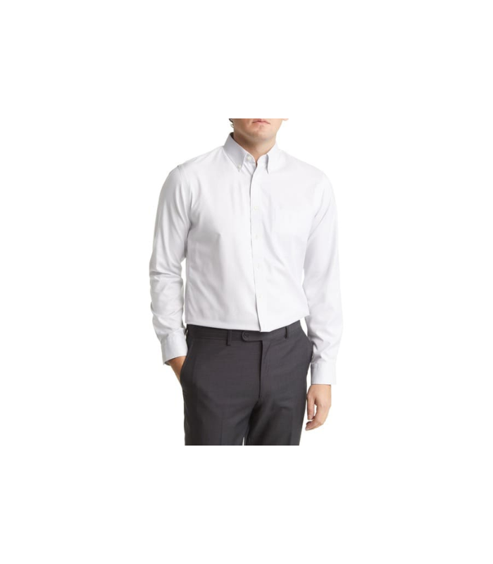 Oxford - Santhome Men's Business Wrinkle-Free Formal Shirt