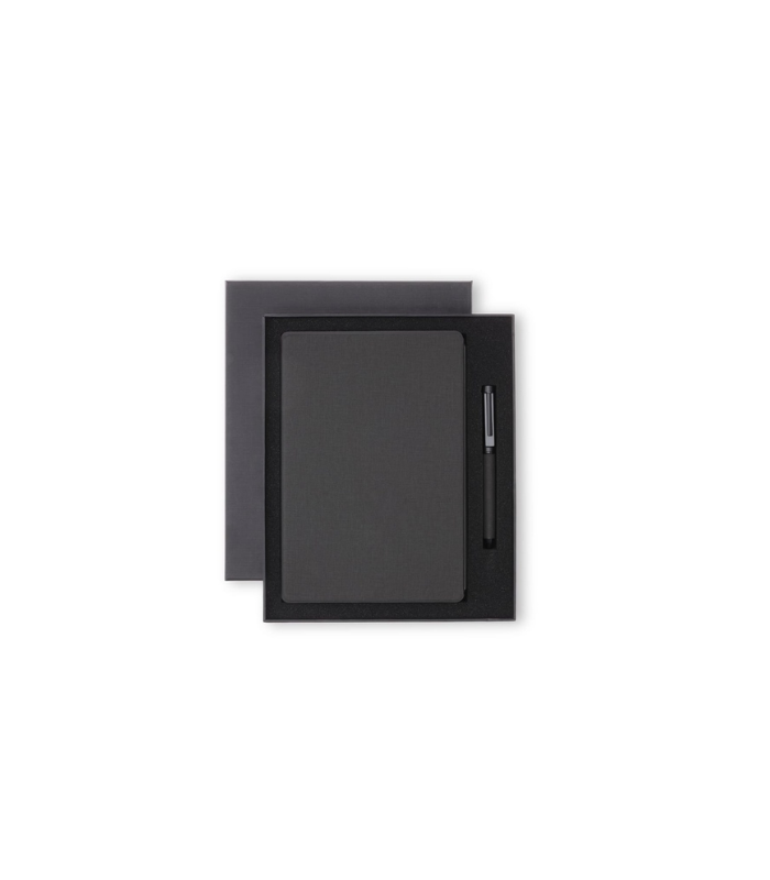 VARDIM - CHANGE ZERO Sustainable Gift Set with Refillable Notebook & Pen - Black - Image 5