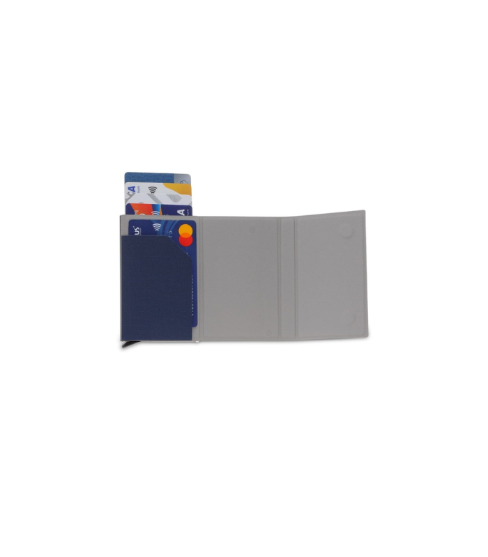 TESSIN - CHANGE ZERO Sustainable Gift Set with Refillable Notebook, Pen & Cardholder - Navy - Image 6