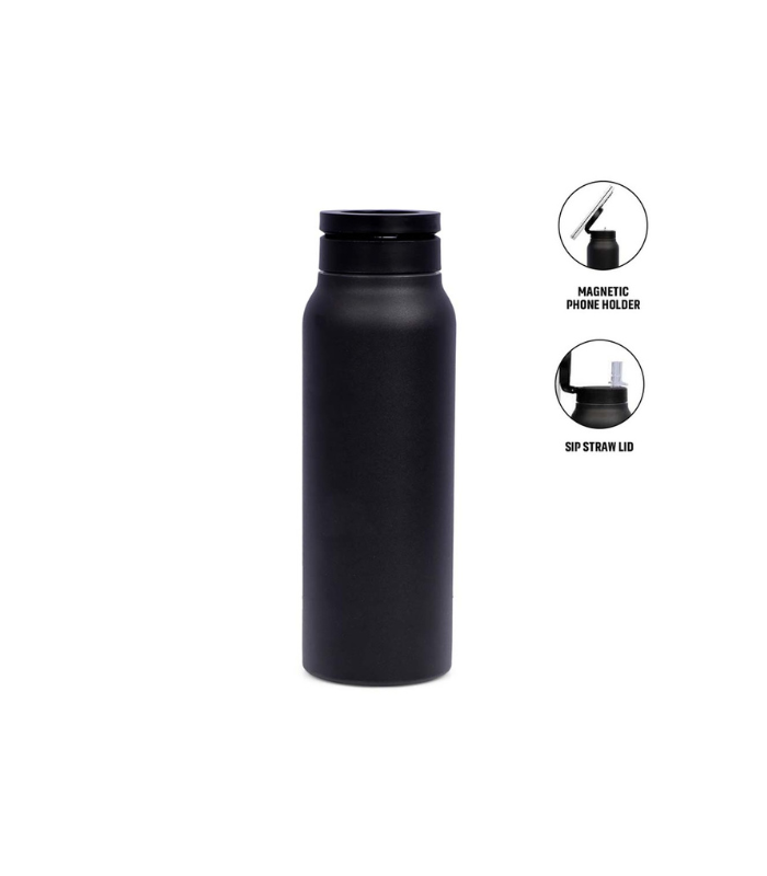 FERRO-Giftology-Double-Walled-Vacuum-Bottle-with-Mag-Holder-Black