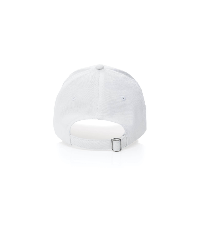 Impact AWARE™ 6 Panel 280gr Recycled Cotton Cap - White - Image 3