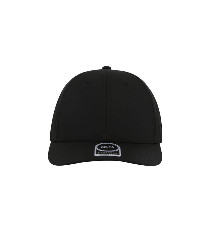 DELTA - Santhome® DryNCool® Performance Stretch-Fitted Cap - Black - Image 3