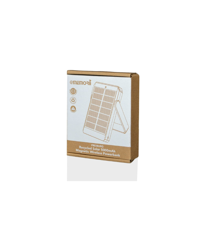 FREIBURG - @memorii RCS Recycled Solar Magnetic Powerbank - Image 10