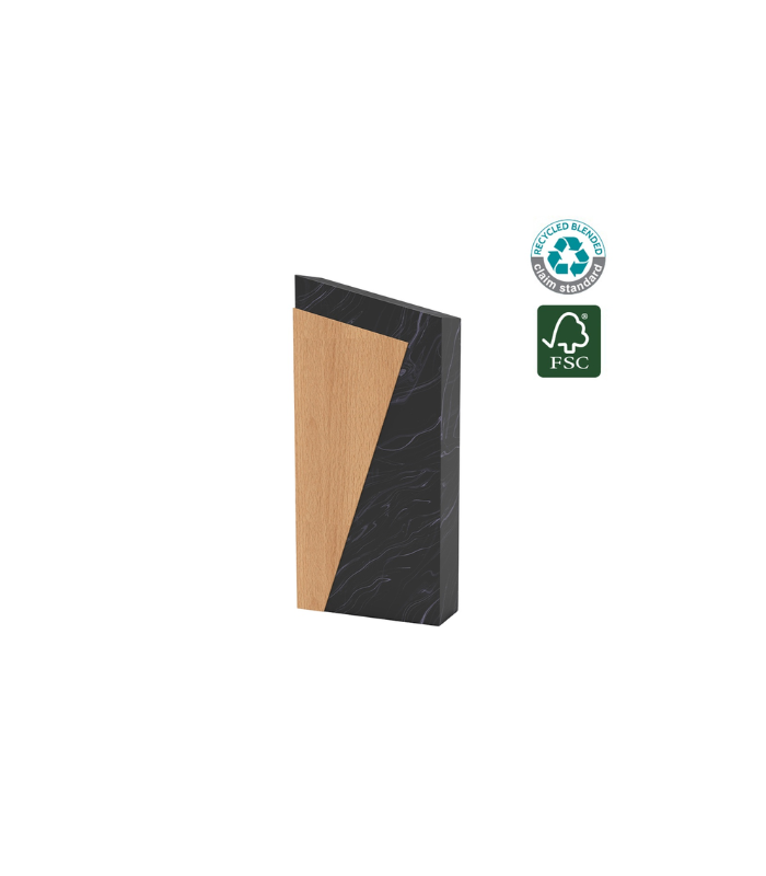 MILOT - Waste-to-Wins® Recycled Award - Black Swirl