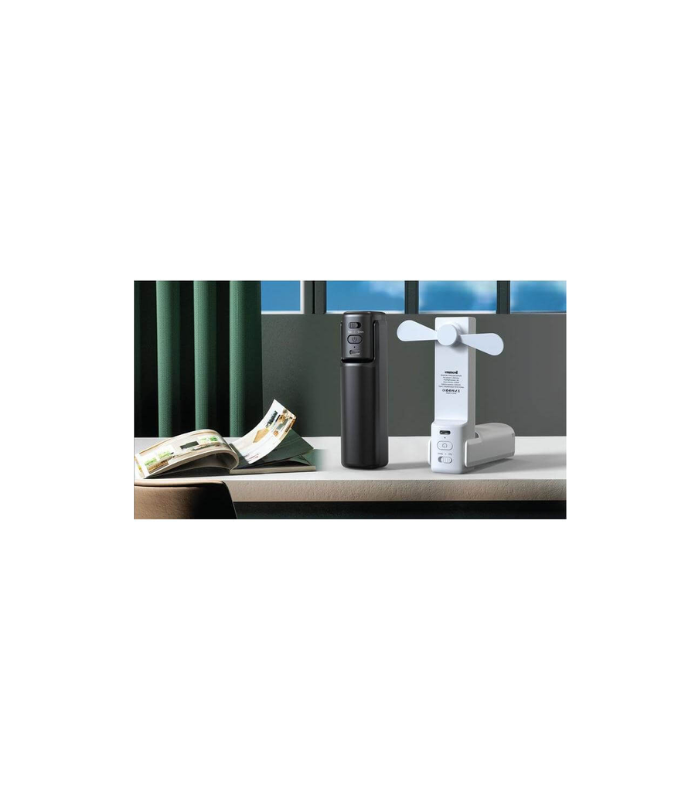 ZEPHYR - @memorii 4-in-1 Fan Powerbank, Safety Alarm & Torch - White - Image 3