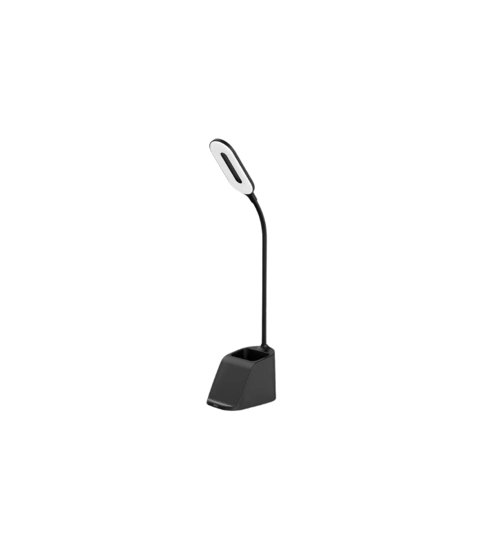 ALMERE - Giftology 3-in-1 Desk Lamp with 15W Wireless Charger & Pen Holder - Black - Image 4