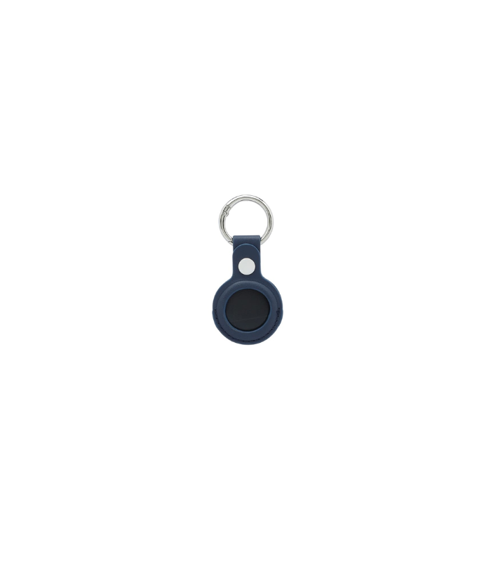 LEEVI - Santhome® PU Keychain with Santhome Tag pocket - Navy Blue - Image 3