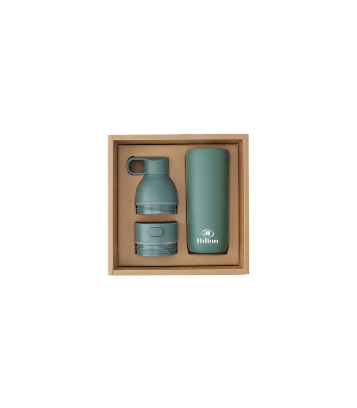 RUVO - CHANGE ZERO 2-in-1 Modular Hydration Gift Set - Dark Green - Image 10