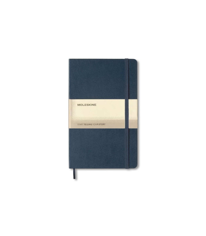 Moleskine Classic Large Ruled Hard Cover Notebook - Sapphire Blue