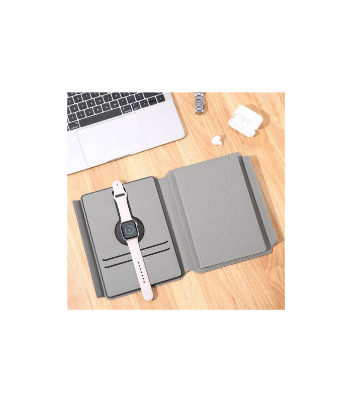 ONEX - CHANGE ZERO Recycled 10000mAh 15W MagSafe Wireless A5 Organizer 32GB - Grey - Image 6