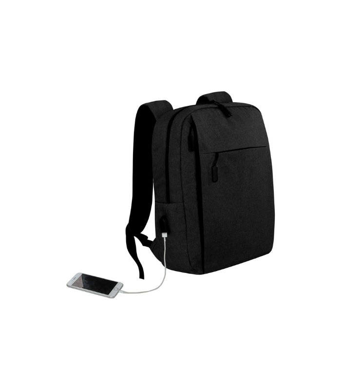 MALACCA - Giftology Laptop Backpack 12L - Black (Anti-bacterial)