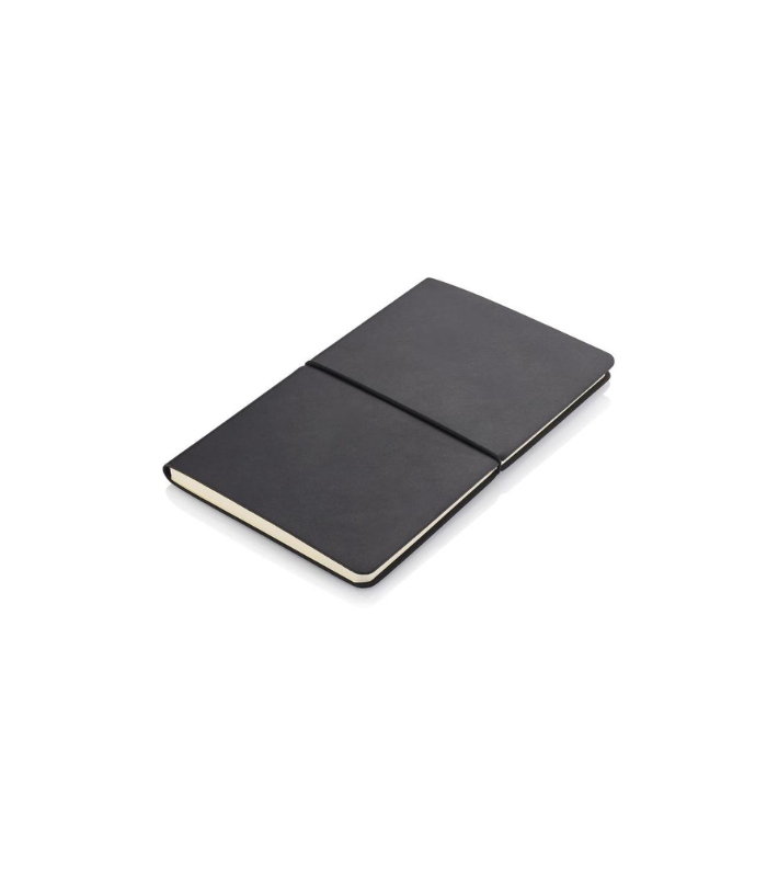 PEJA - Santhome A5 Recycled PU Soft Cover Notebook - Black