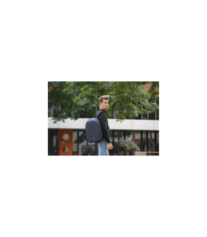 XDDESIGN BOBBY HERO Anti-theft Backpack in rPET material Navy Blue - Image 8