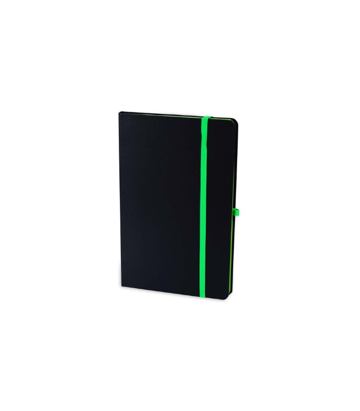 SUKH - SANTHOME A5 Hardcover Ruled Notebook Black-Green