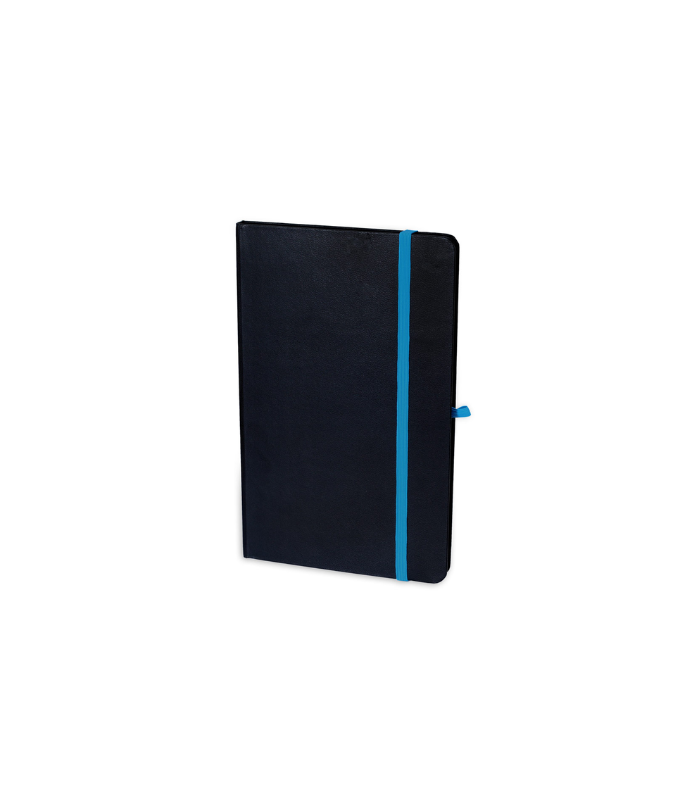 SUKH - SANTHOME A5 Hardcover Ruled Notebook Black-Blue - Image 3