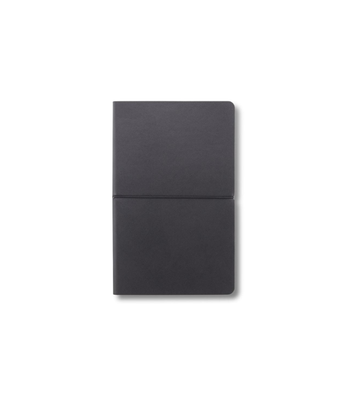 PEJA - Santhome A5 Recycled PU Soft Cover Notebook - Black - Image 3