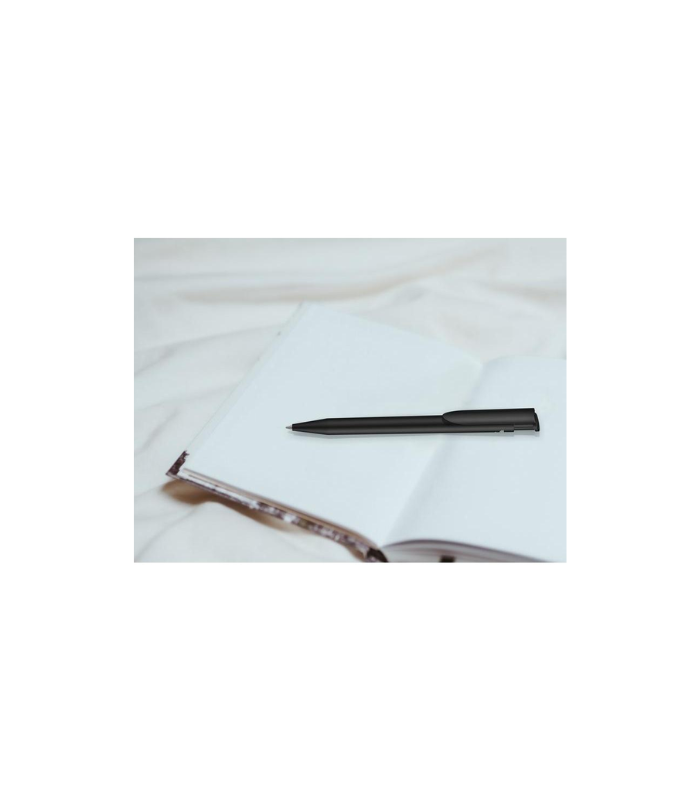 UMA HAPPY RECY Recycled Plastic Pen - Black - Image 4