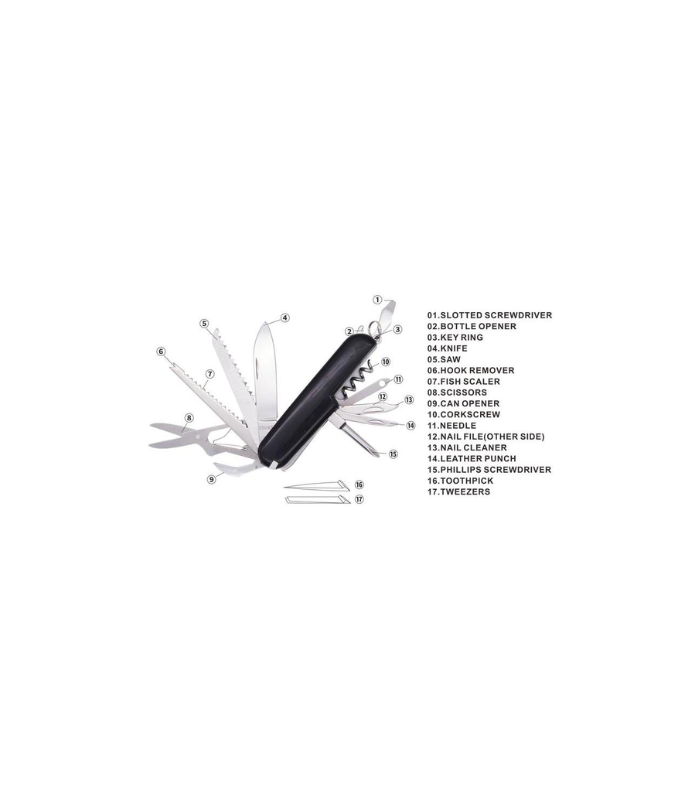 LAHTI - 17 in 1 Multi Function Tool - Black - Image 3