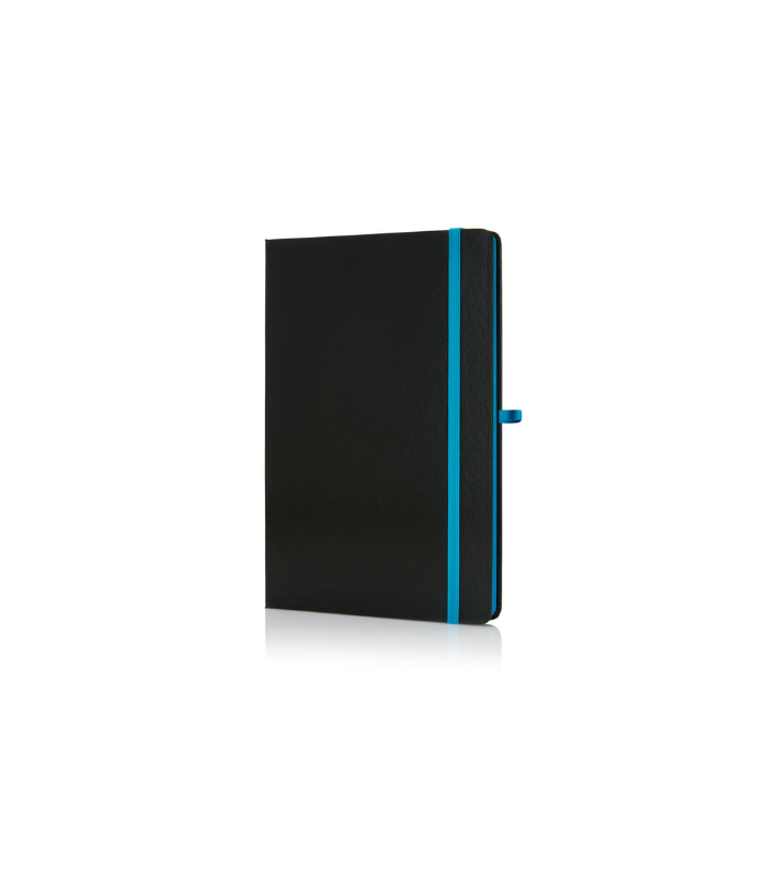 SUKH - SANTHOME A5 Hardcover Ruled Notebook Black-Blue