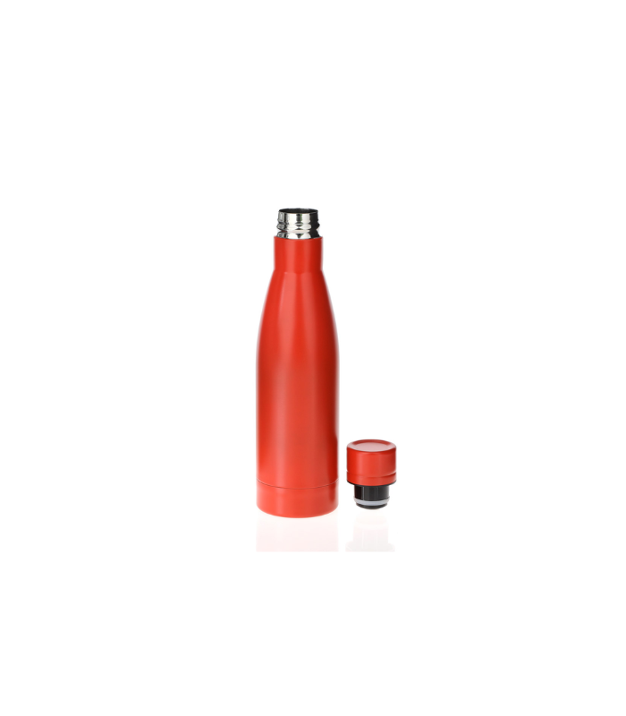 NIESKY - Copper Vacuum Insulated Double Wall Water Bottle - Red - Image 4