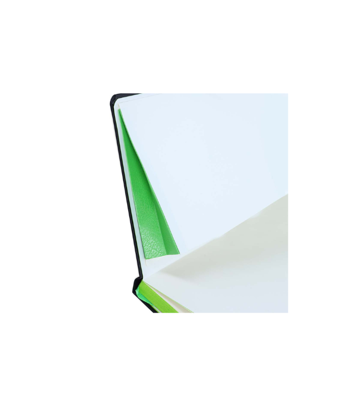 SUKH - SANTHOME A5 Hardcover Ruled Notebook Black-Green - Image 3