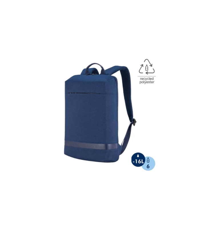 SANOK - CHANGE Collection Slim RPET 15.6" Laptop Backpack - Blue
