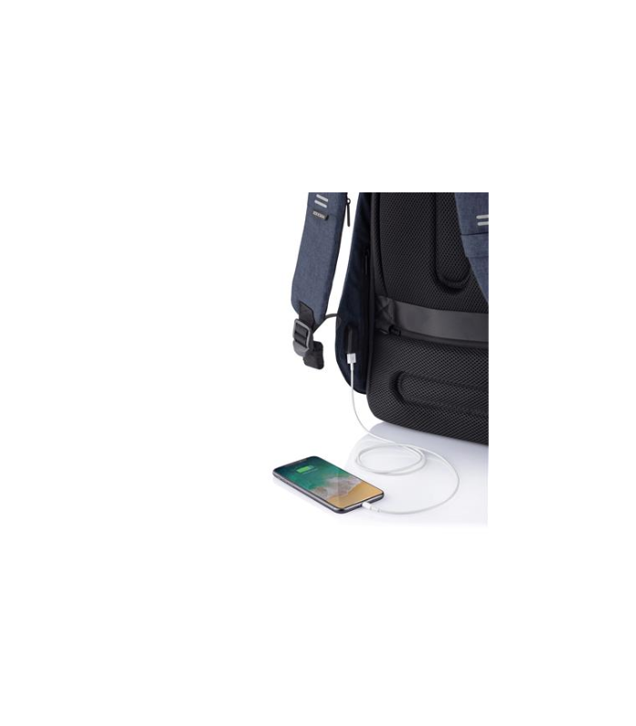 XDDESIGN BOBBY HERO Anti-theft Backpack in rPET material Navy Blue - Image 6