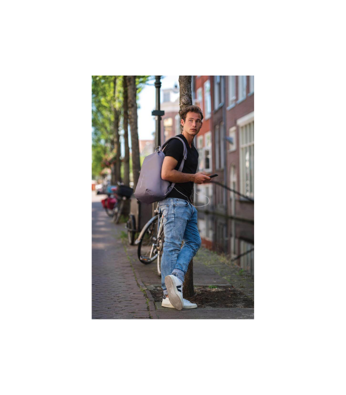 XDDESIGN Bobby Soft Anti-Theft Backpack - Grey - Image 9
