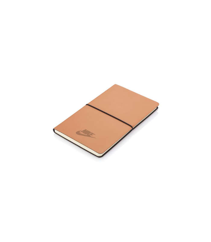 PEJA - Santhome A5 Recycled PU Soft Cover Notebook - Tan - Image 3