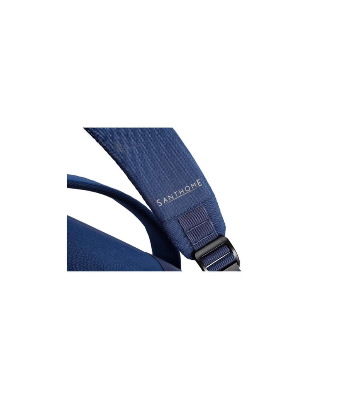 SANOK - CHANGE Collection Slim RPET 15.6" Laptop Backpack - Blue - Image 12