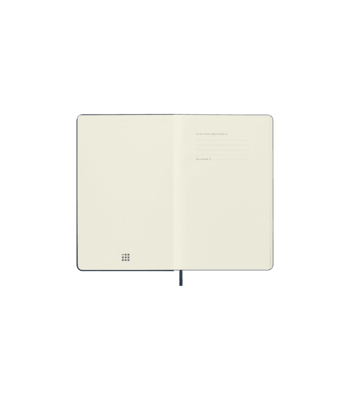 Moleskine Classic Large Ruled Hard Cover Notebook - Sapphire Blue - Image 2