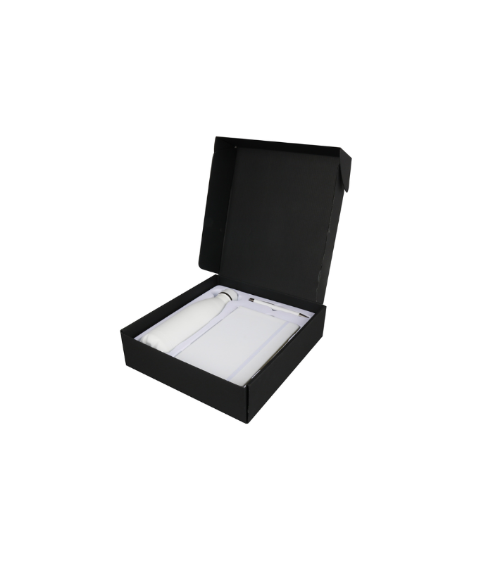 LAUTA - Giftology Set of Stainless Bottle, Notebook and Pen - White
