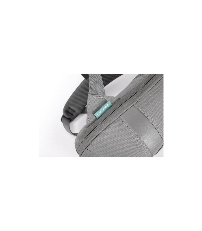 SANOK - CHANGE Collection Slim RPET 15.6" Laptop Backpack - Grey - Image 5