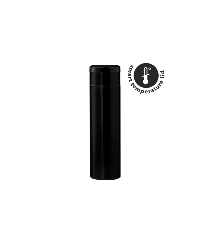 KOVEL-Giftology-Double-Walled-Insulated-Flask-with-Temperature-Lid-Black