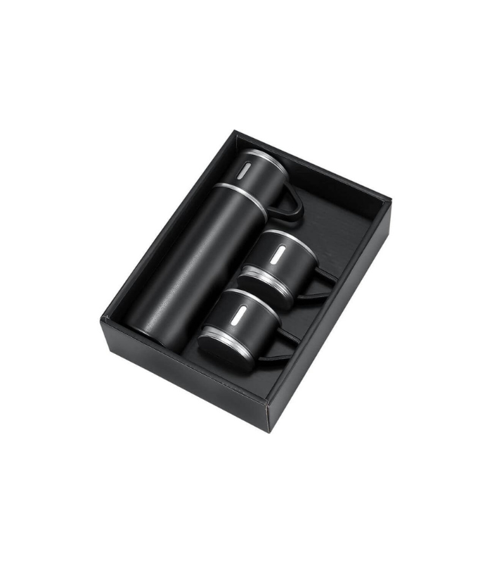 SAFFLE-Giftology-Family-Set-of-Vacuum-Flask-Two-Cups-Black
