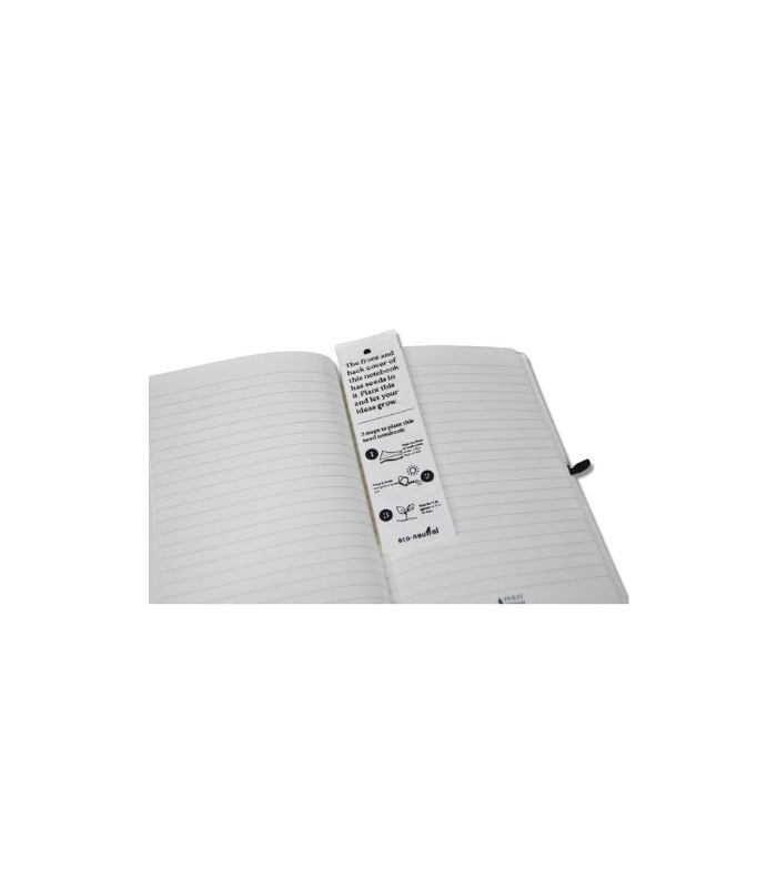 NOLA - eco-neutral® A5 Hard Cover Handmade Seed Paper Notebook - Image 4