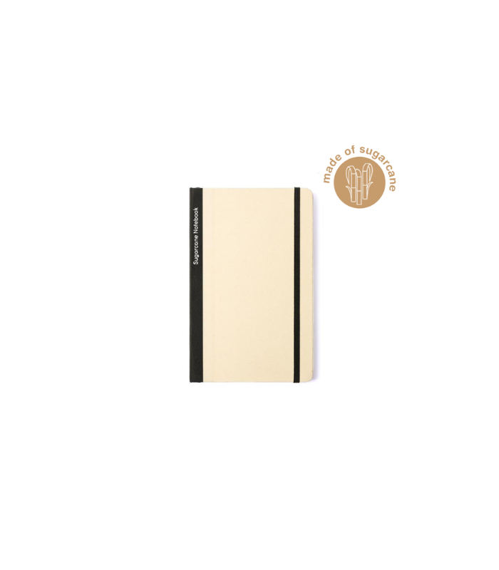 BUREN - eco-neutral Sugarcane Paper A5 Notebook - Black