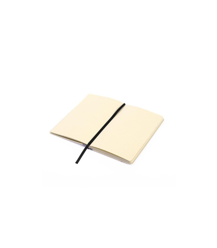 BUREN - eco-neutral Sugarcane Paper A5 Notebook - Black - Image 4