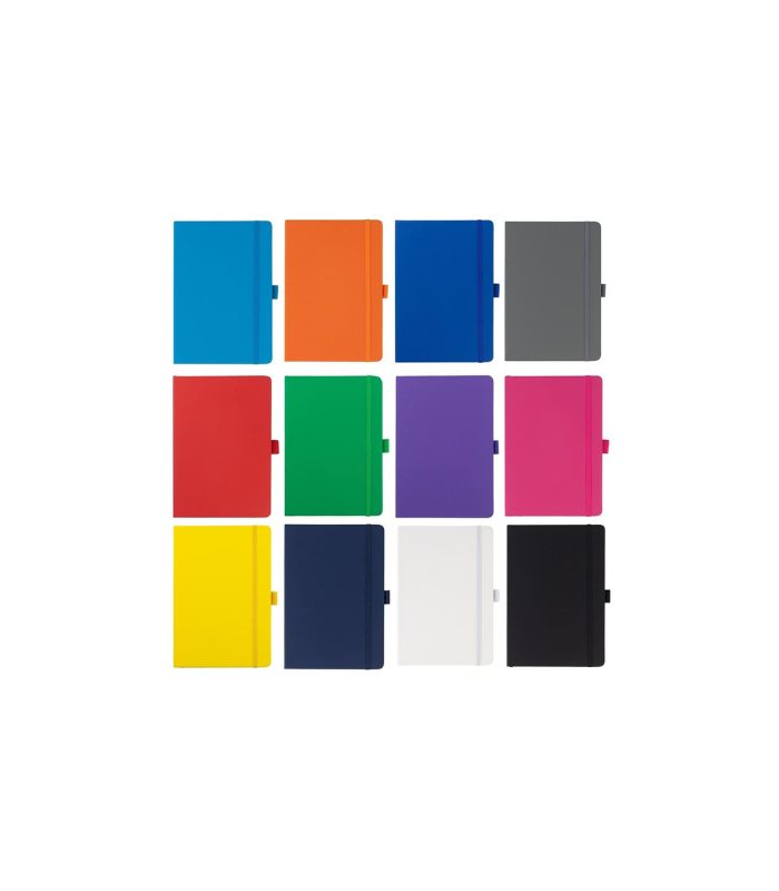 JURSI - Giftology A5 PU Notebook with Pen Loop - Red - Image 5