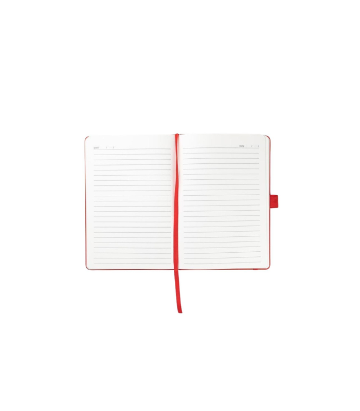 JURSI - Giftology A5 PU Notebook with Pen Loop - Red - Image 3